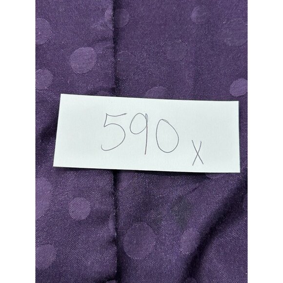 Vintage Kathryn Polka Dot Button Front Pajama Set Purple Sz Small Sleepwear - Picture 10 of 12